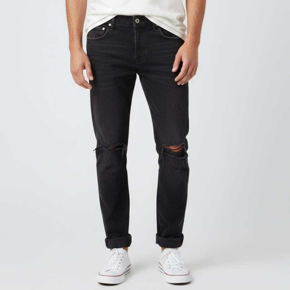 Agolde Men's Relaxed Black Jeans size 32